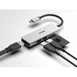 D-Link DUB-M530 HUB USB-C USB 3.0 HDMI SD/microSD | PartsPC.pl