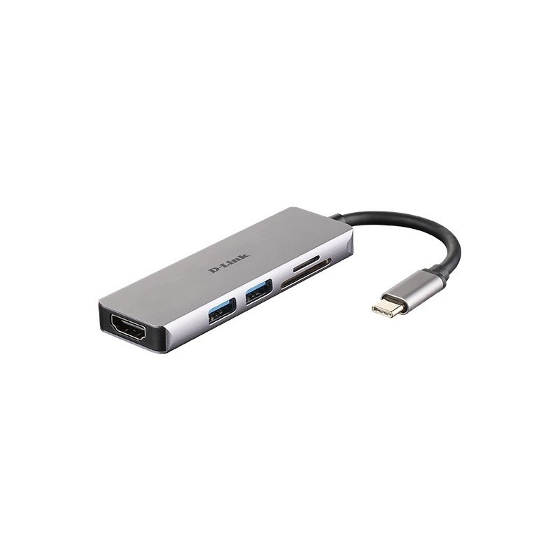 D-Link DUB-M530 HUB USB-C USB 3.0 HDMI SD/microSD | PartsPC.pl