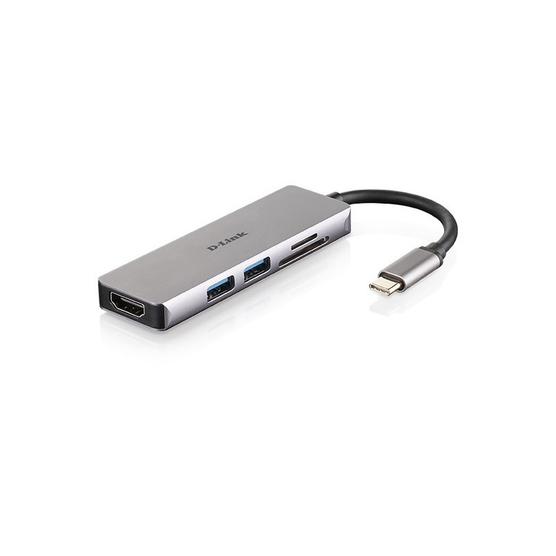 D-Link DUB-M530 HUB USB-C USB 3.0 HDMI SD/microSD | PartsPC.pl