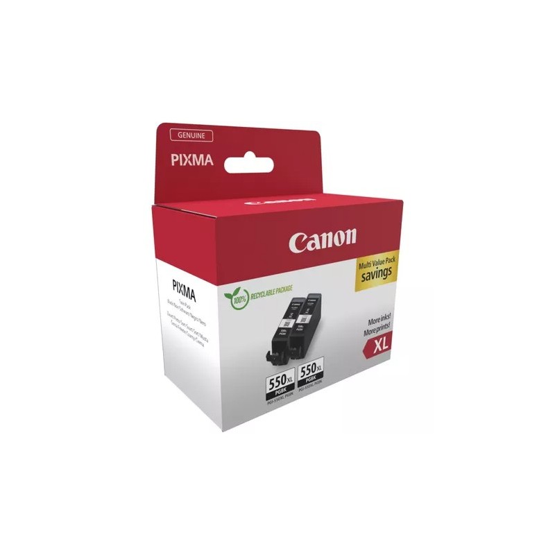 Tusz PGI-550XL BLACK TWIN 6431B010 | PartsPC.pl