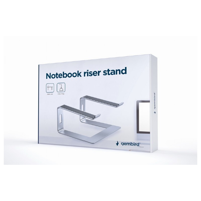 Podstawka do notebooka 15,6 cali srebrna | PartsPC.pl