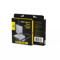 Adapter USB Type-C 3 w 1 (port USB + HDMI + PD), gwiezdna sz… | PartsPC.pl