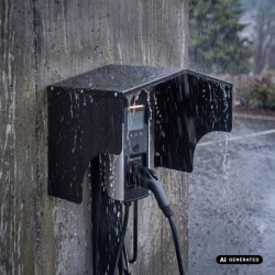 Daszek ładowarki EV, stal nierdzewna MC-902 | PartsPC.pl