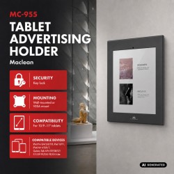 Uchwyt reklamowy do tabletu MC-955 B | PartsPC.pl