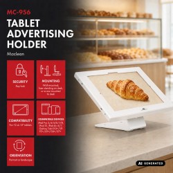 Uchwyt reklamowy do tabletu MC-956 W | PartsPC.pl