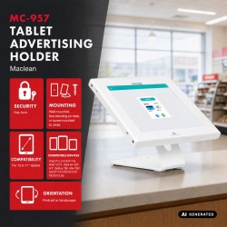 Uchwyt reklamowy do tabletu MC-957 W | PartsPC.pl