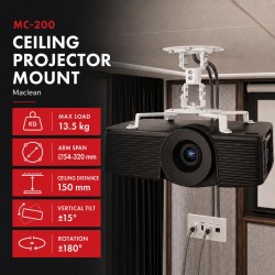 Wieszak sufitowy do projektora MC-200 W | PartsPC.pl