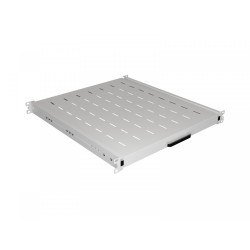 Półka wysuwana do szaf rack 19 cali 500mm szara | PartsPC.pl