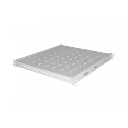 Półka wysuwana do szaf rack 19 cali 500mm szara | PartsPC.pl