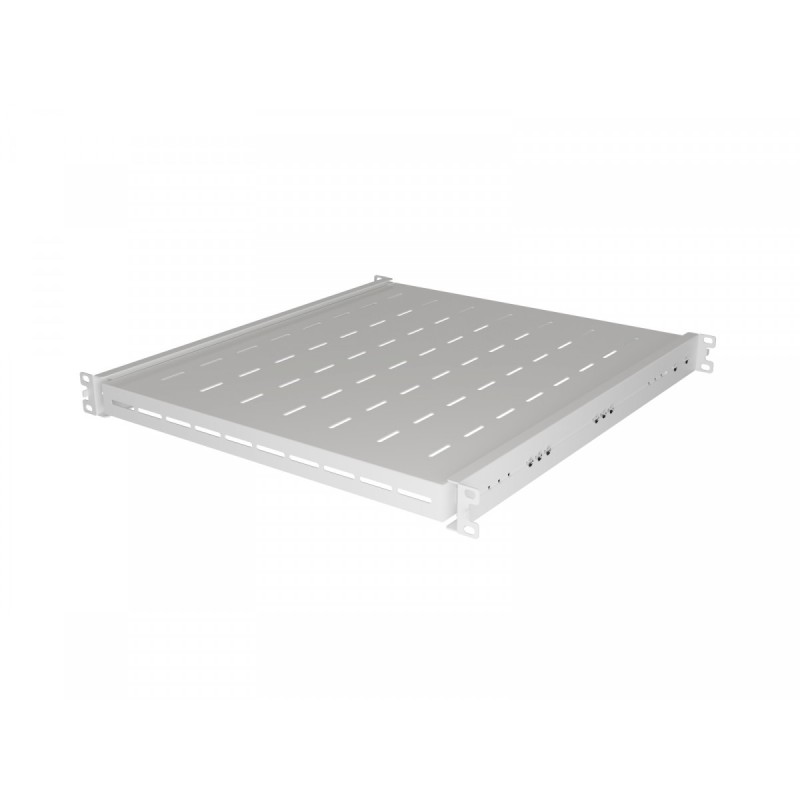 Półka wysuwana do szaf rack 19 cali 500mm szara | PartsPC.pl