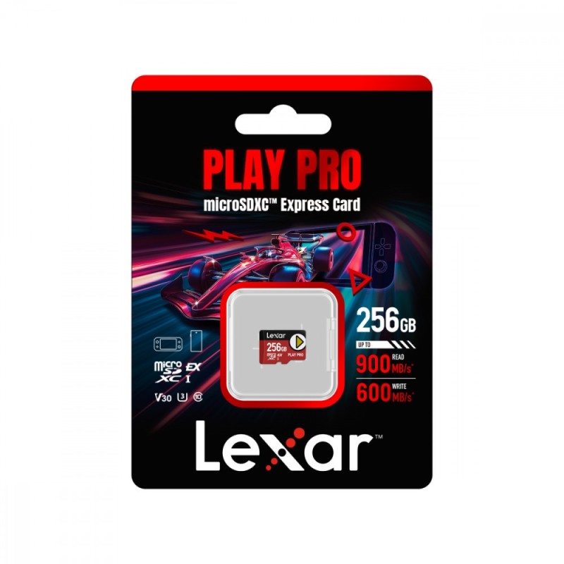 Karta pamięci microSDHX PLAY PRO 256GB EXPRESS 7.1 900MB/s | PartsPC.pl