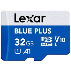 Karta pamięci microSDHC 32GB C10 A1 U3 V10 100MB/s Blue Plus | PartsPC.pl