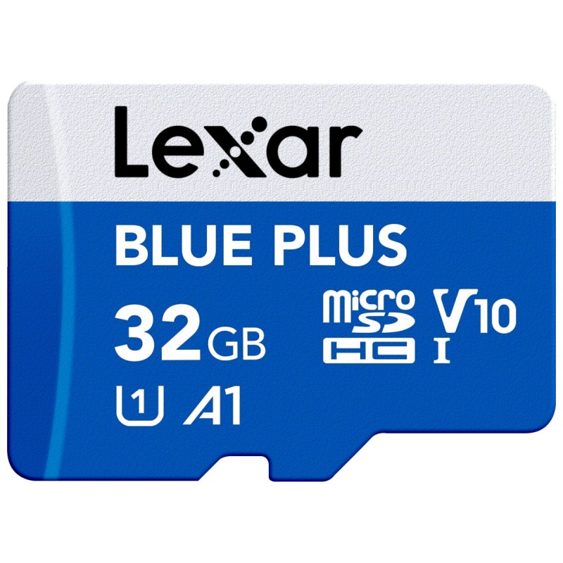 Karta pamięci microSDHC 32GB C10 A1 U3 V10 100MB/s Blue Plus | PartsPC.pl