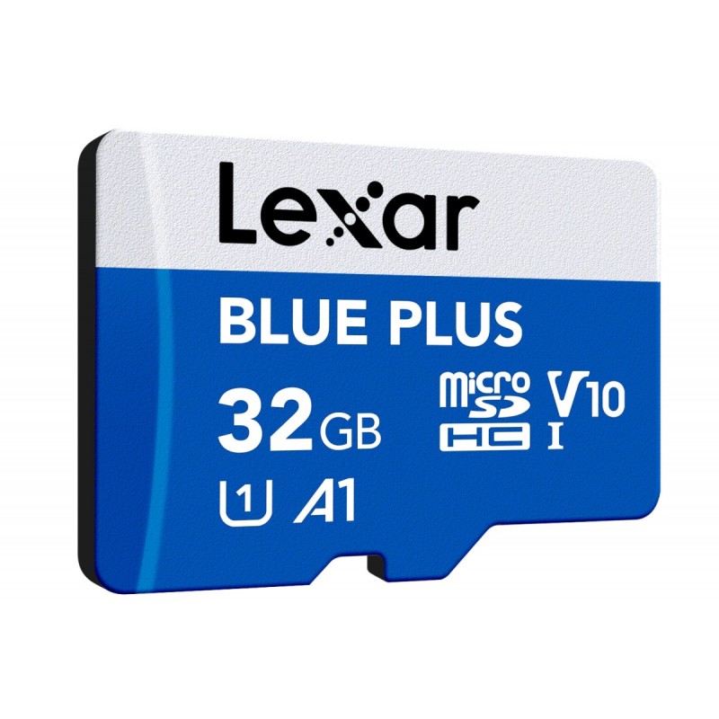 Karta pamięci microSDHC 32GB C10 A1 U3 V10 100MB/s Blue Plus | PartsPC.pl