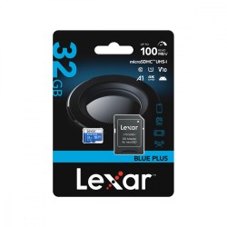 Karta pamięci microSDHC 32GB C10 A1 U3 V10 100MB/s Blue Plus | PartsPC.pl