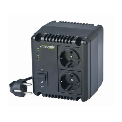 Stabilizator napięcia AVR, LED 230V, 1000VA, 2 x Schuko OUT | PartsPC.pl