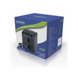 Stabilizator napięcia AVR, LED 230V, 1000VA, 2 x Schuko OUT | PartsPC.pl
