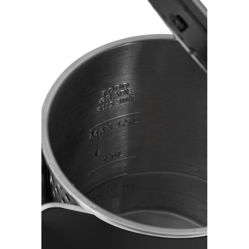 Czajnik 1,5L double wall czarny RK3301 | PartsPC.pl