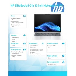 Laptop EliteBook 8 G1a RAIP350 1TB/32GB/W11P/16.0 C51HDET | PartsPC.pl