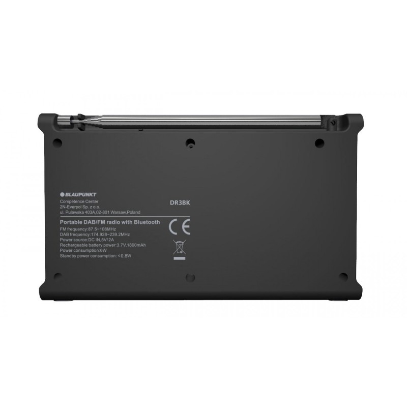 Radio przenośne DAB DR3BK | PartsPC.pl