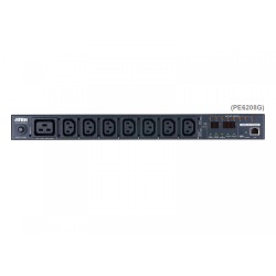 Listwa eco PDU 16A 1U 8-wyjściowe przełączalne z pomiarem | PartsPC.pl