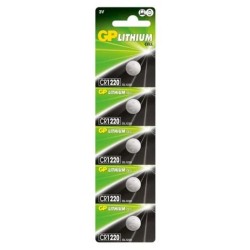 Baterie litowe mini GP CR1220 - blister 5 szt. | PartsPC.pl