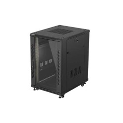 Szafa instalacyjna Rack Lanberg stojąca 19" 18U 600x800 czar… | PartsPC.pl
