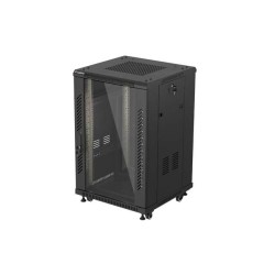 Szafa instalacyjna Rack Lanberg stojąca 19" 18U 600x600 czar… | PartsPC.pl