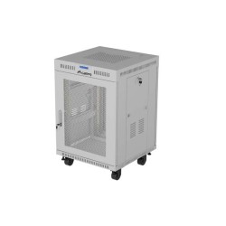 Szafa instalacyjna Rack stojąca 19" 15U 600x800 szara drzwi … | PartsPC.pl