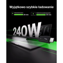 Belkin Connect Kabel Thunderbolt™ 5, 80 Gb/s, 240 W, 8K, 1 m | PartsPC.pl