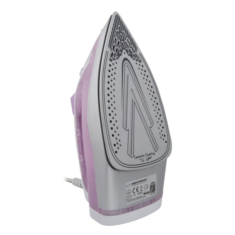 Esperanza Żelazko parowe Tulle Ceramic 2400W | PartsPC.pl