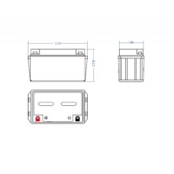 Akumulator AGM VRLA 12V 65Ah | PartsPC.pl