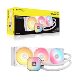 Chłodzenie procesora iCUE LINK TITAN II 360RX RGB 360mm biał… | PartsPC.pl