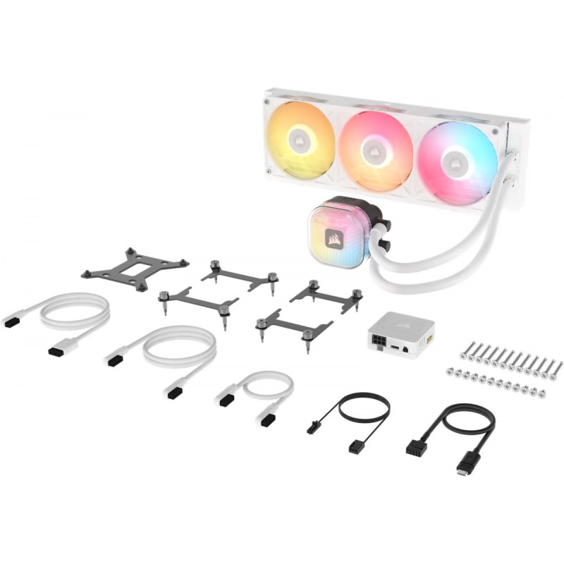 Chłodzenie procesora iCUE LINK TITAN II 360RX RGB 360mm biał… | PartsPC.pl