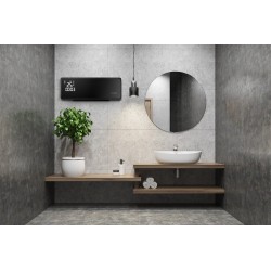Grzejnik ceramiczny ścienny QH4001 czarny | PartsPC.pl