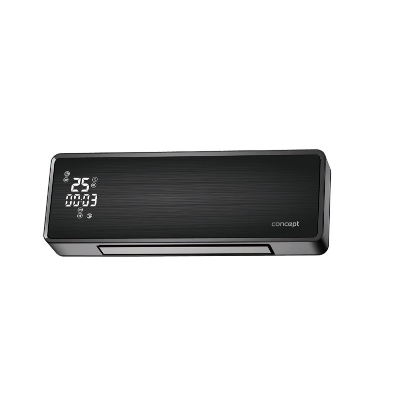 Grzejnik ceramiczny ścienny QH4001 czarny | PartsPC.pl