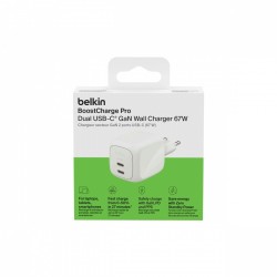 Ładowarka 67W PD PPS 2xUSB-C biała | PartsPC.pl