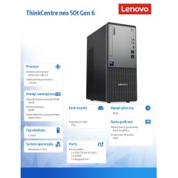 Komputer ThinkCentre Neo 50t G6 TOWER W11Pro 13BD0047PB Ultr… | PartsPC.pl