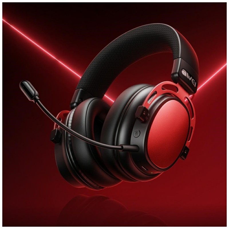 Słuchawki nauszne AT36 bluetooth 5.4 mikrofon czarne | PartsPC.pl