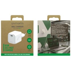 Ładowarka sieciowa 65W PD SiC biała | PartsPC.pl