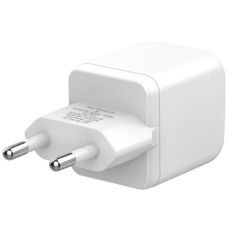 Ładowarka sieciowa 65W PD SiC biała | PartsPC.pl