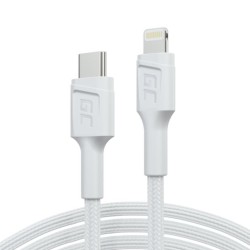 Kabel PowerStream USB-C do Lightning 1m MFI, PD, biały | PartsPC.pl