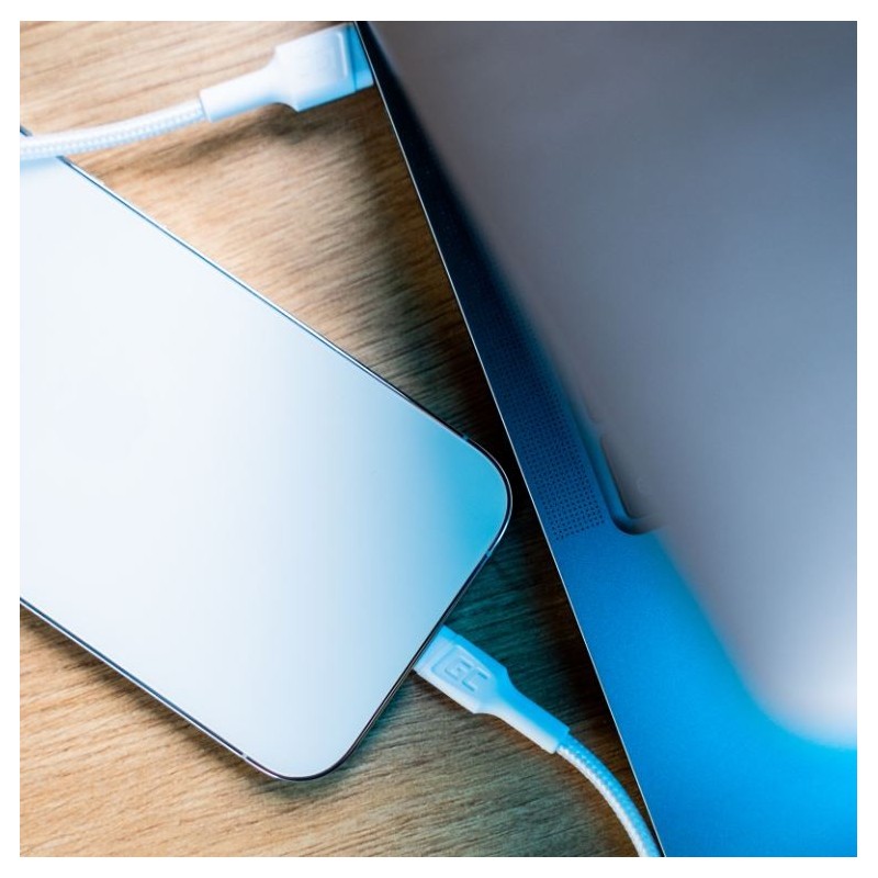 Kabel PowerStream USB-C do Lightning 1m MFI, PD, biały | PartsPC.pl