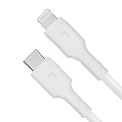Kabel PowerStream USB-C do Lightning 1m MFI, PD, biały | PartsPC.pl