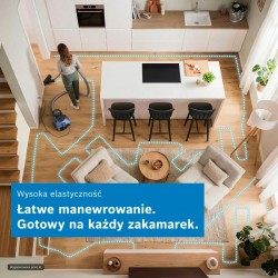 Odkurzacz bezworkowy Serie 2 BGC05LBU2 | PartsPC.pl