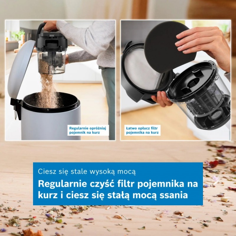 Odkurzacz bezworkowy Serie 2 BGC05LBU2 | PartsPC.pl