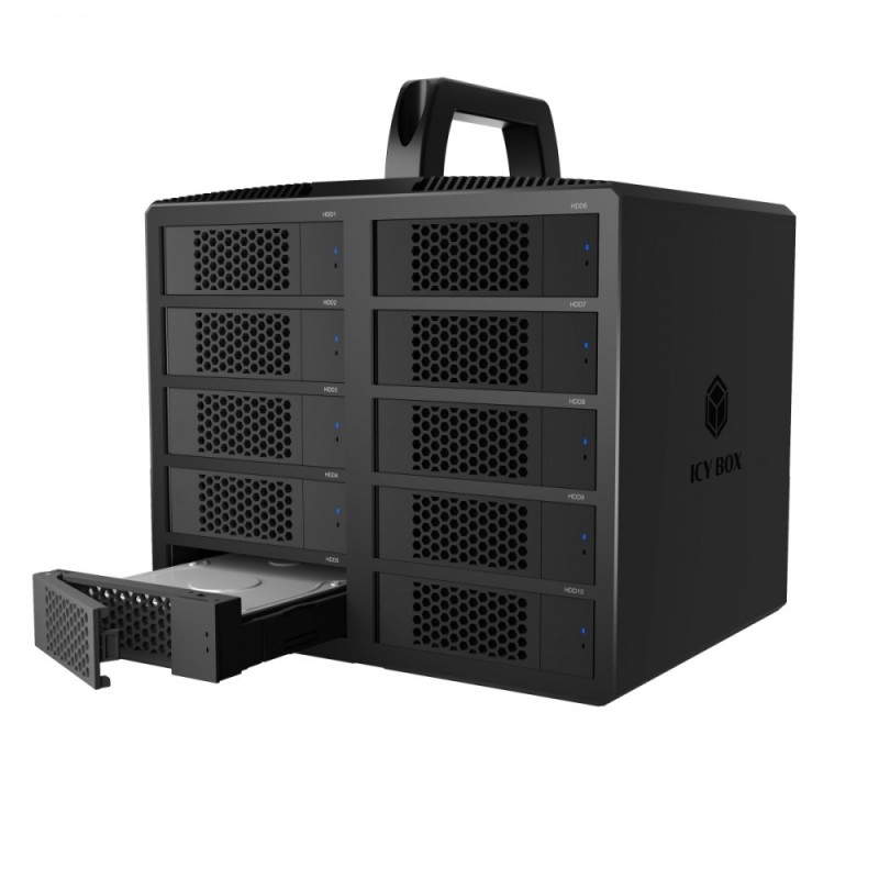 Obudowa IB-3710-C31 10xHDD 2,5"/3,5" SATA, Single Mode, HOST… | PartsPC.pl