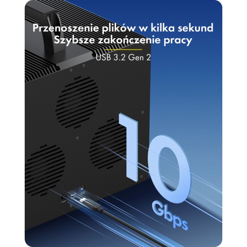 Obudowa IB-3710-C31 10xHDD 2,5"/3,5" SATA, Single Mode, HOST… | PartsPC.pl