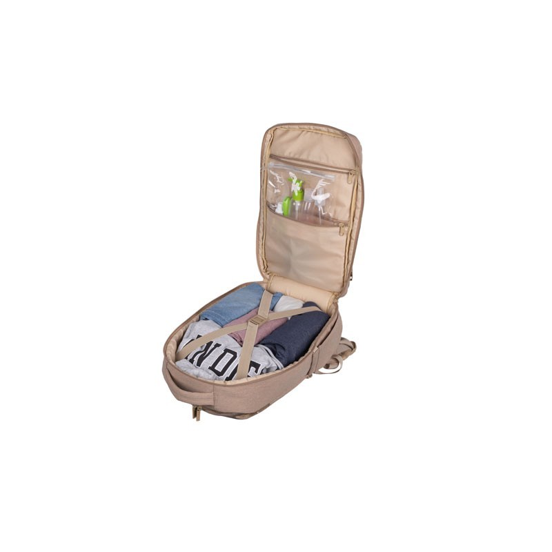 Plecak do laptopa CAMEL LITE 15.6 cala beżowy | PartsPC.pl