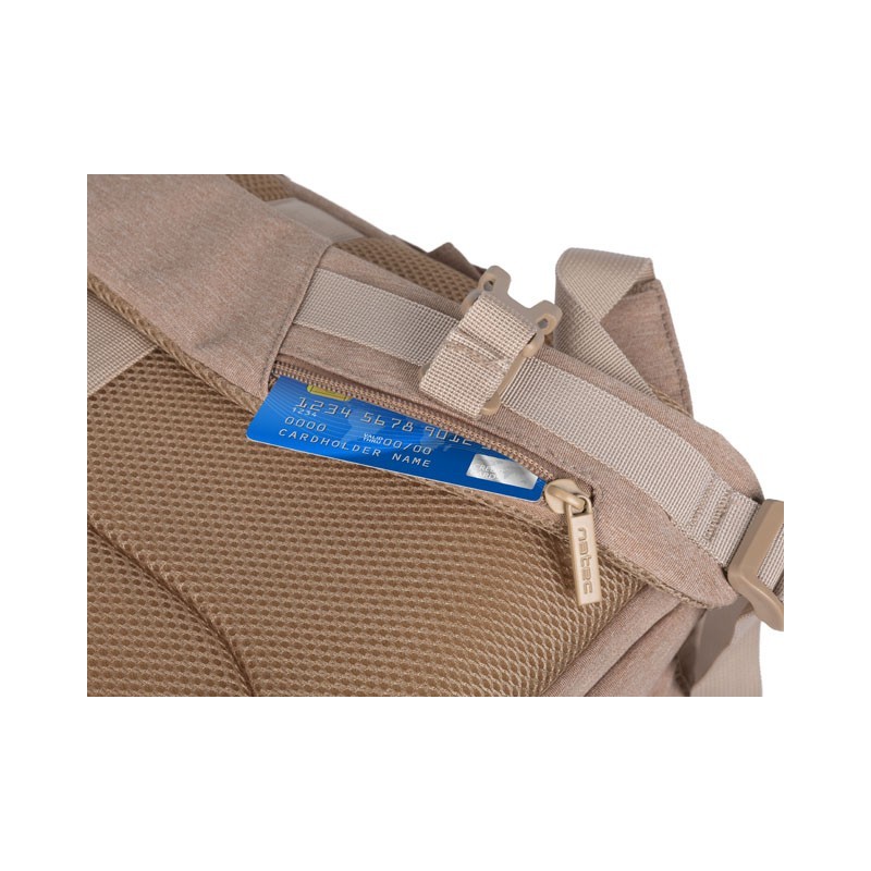 Plecak do laptopa CAMEL LITE 15.6 cala beżowy | PartsPC.pl